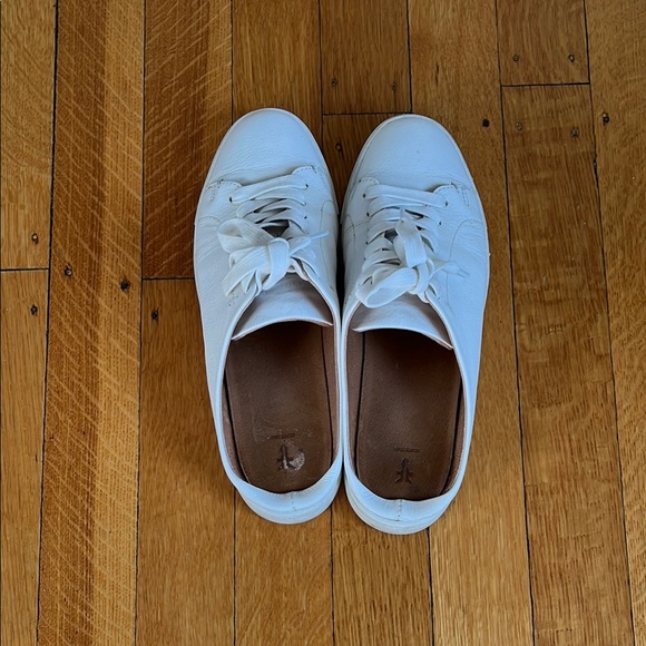 FRYE Women's Ivy Low Lace Mule Sneaker Slide On Genuine Leather - Picture 2 of 7